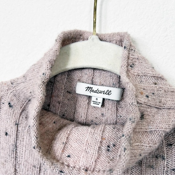 [Madewell] Donegal Evercrest Flecked Turtleneck Sweater Coziest Yarn Sz Small S - Picture 12 of 13